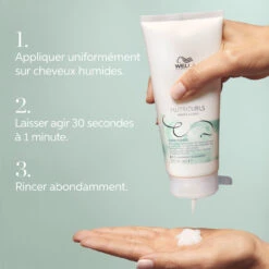 Conditionneur Nutri Curls Wella 200ml -Produits de Coiffure Soldes Magasin 1110.21 4 48456.1693987347