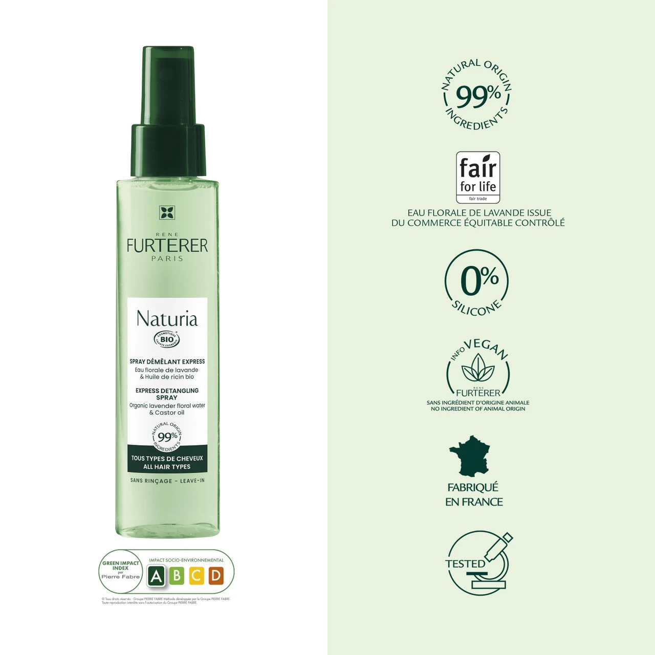 Spray Démêlant Naturia René Furterer 200ml – Image 4