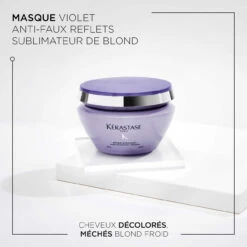 Masque Ultra-Violet Blond Absolu Kérastase 200ml 10 Masque Ultra-Violet Blond Absolu Kérastase 200ml -Produits de Coiffure Soldes Magasin 3474636692408 1 05779.1684846744