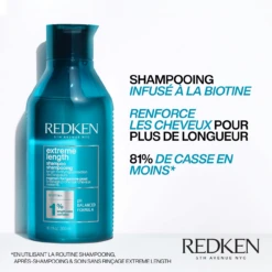 Shampooing Extreme Length Redken 1000ml 8 Shampooing Extreme Length Redken 1000ml -Produits de Coiffure Soldes Magasin 3474636920211 1 31144.1694782118