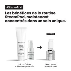 Soin Lissant 3-en-1 Steampod L'Oréal Professionnel 50ml -Produits de Coiffure Soldes Magasin 3474637153434 3 17163.1694098770