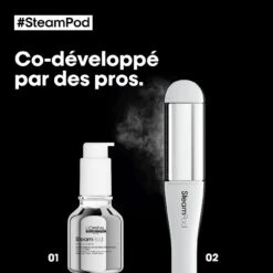 Soin Lissant 3-en-1 Steampod L'Oréal Professionnel 50ml -Produits de Coiffure Soldes Magasin 3474637153434 6 61533.1694098773