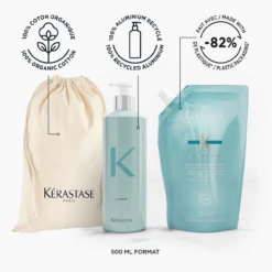 Bouteille Alu Rechargeable Force Architecte Kérastase 500ml -Produits de Coiffure Soldes Magasin Bouteille Alu Rechargeable Force Architecte Kerastase 500ml 98190.1686235270