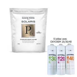 Poudre Décolorante Solaris P6 Air Libre Eugène Perma 450g 5 Poudre Décolorante Solaris P6 Air Libre Eugène Perma 450g -Produits de Coiffure Soldes Magasin Eugene Perma Solaris P6 Poudre Air Libre Oxycrem zoom 97809.1684846914