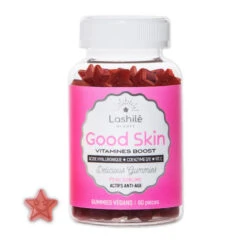 Gummies Vegan Good Skin Vitamines Boost Lashilé X60 -Produits de Coiffure Soldes Magasin Good Skin Gummies 45648.1684846901