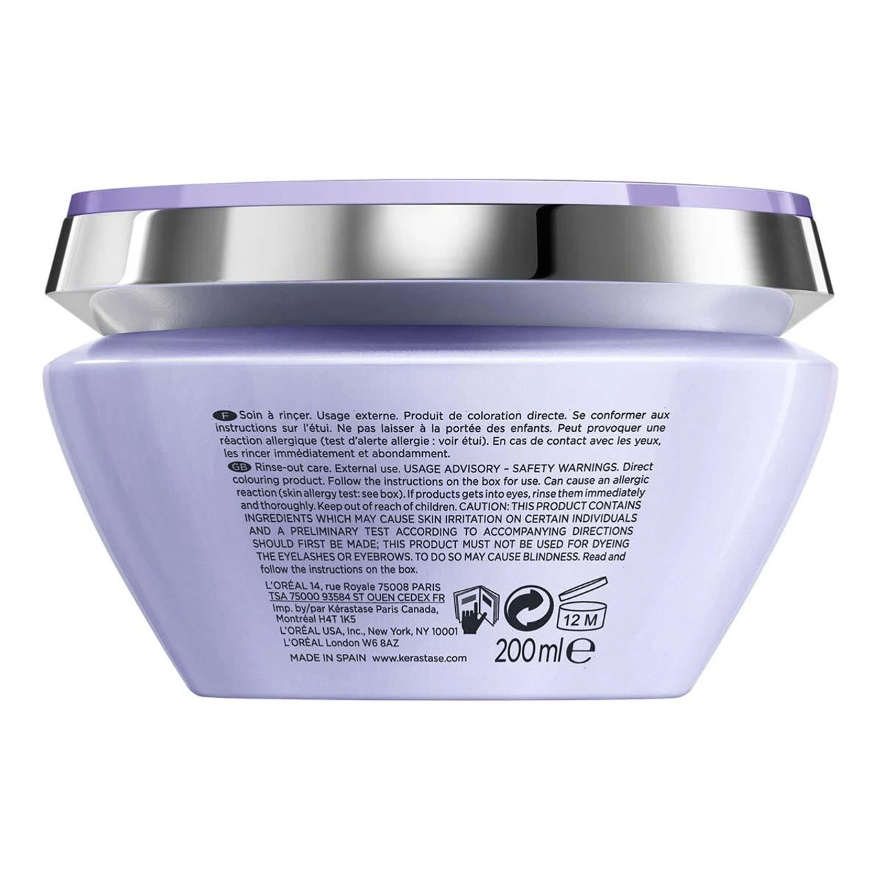 Masque Ultra-Violet Blond Absolu Kérastase 200ml 4 Masque Ultra-Violet Blond Absolu Kérastase 200ml – Image 2