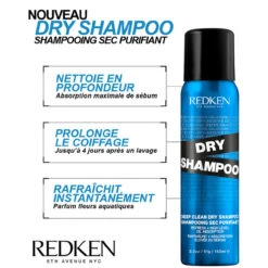 Shampoing Sec Purifiant Redken 150ml -Produits de Coiffure Soldes Magasin dry shampoo 60757.1694765223