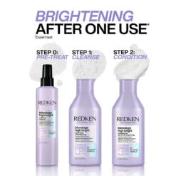 Shampoing Blondage High Bright Redken 1000ml -Produits de Coiffure Soldes Magasin high bright 1 04439.1694764200