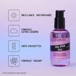 Huile Invisible MultiBienfait Redken 100ml -Produits de Coiffure Soldes Magasin huile 49659.1694766079