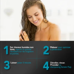 Soin Avant-Lavage Keratin Pulp Essentiel Eugène Perma 200ml -Produits de Coiffure Soldes Magasin keratin pulp conditionner 28819.1684846660