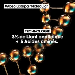 Pré-Traitement Concenté Absolut Repair Molecular L'Oréal Professionnel 190 Ml -Produits de Coiffure Soldes Magasin peptide 98312.1694090894