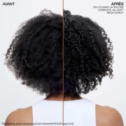 Conditioner All Soft Mega Curls Redken 300ml -Produits de Coiffure Soldes Magasin rdk7 avant apre s 51702.1684847315