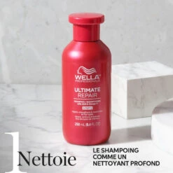Shampooing Ultimate Repair Wella Professionals 250 Ml -Produits de Coiffure Soldes Magasin shp 250 3 63635.1694094770